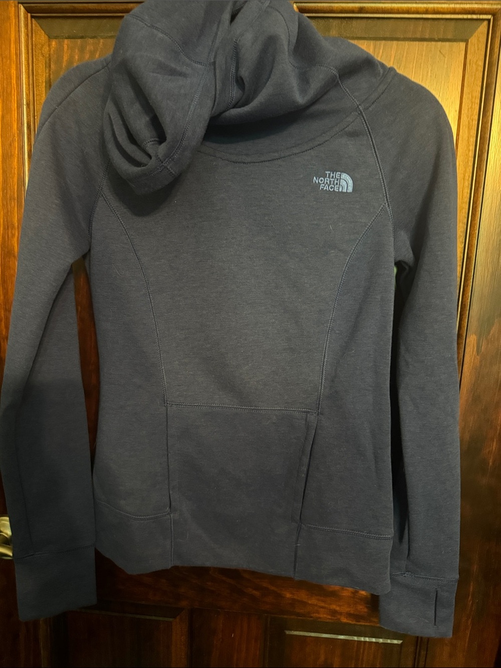 The North Face Women's Blue Pullover Hoodie Sweater